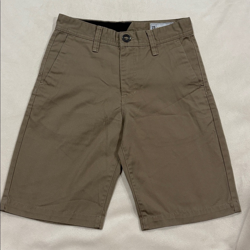 Boys’ tan Volcom shorts
